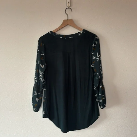 Fortune + Ivy Brooker Mixed Material Blouse - Picture 8 of 8
